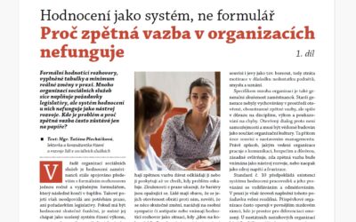 Proč zpětná vazba v organizacích nefunguje (1. díl)